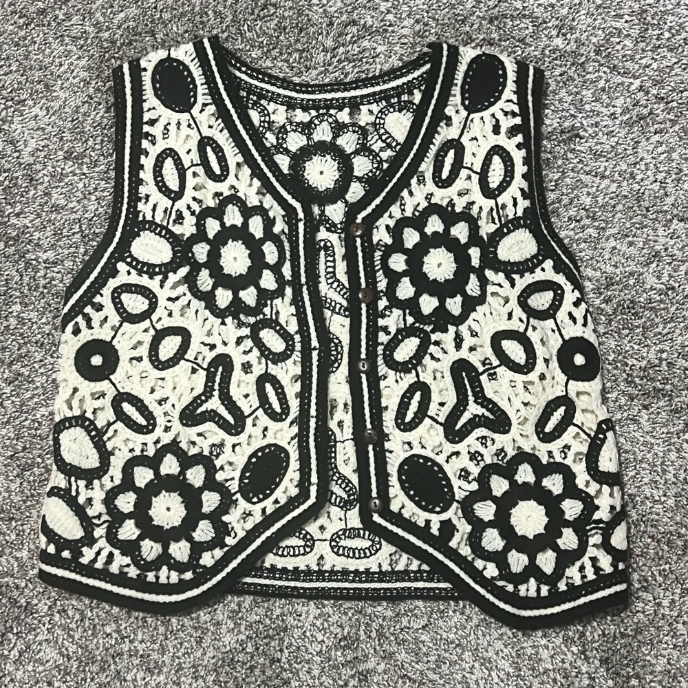 Crochet top worn once
